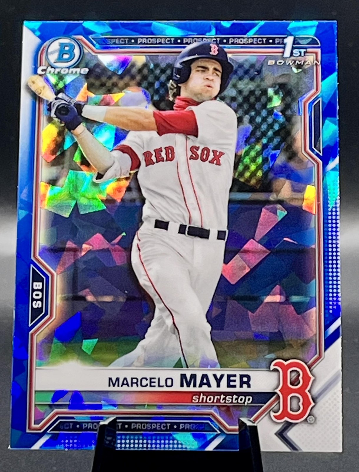 2021 Bowman Draft Sapphire Edition #BDC-174 Marcelo Mayer Red Sox 1st Bowman
