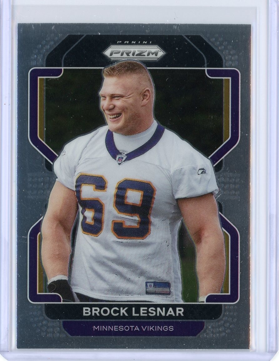 2021 Panini Prizm NFL Football #134 Brock Lesnar Base Card