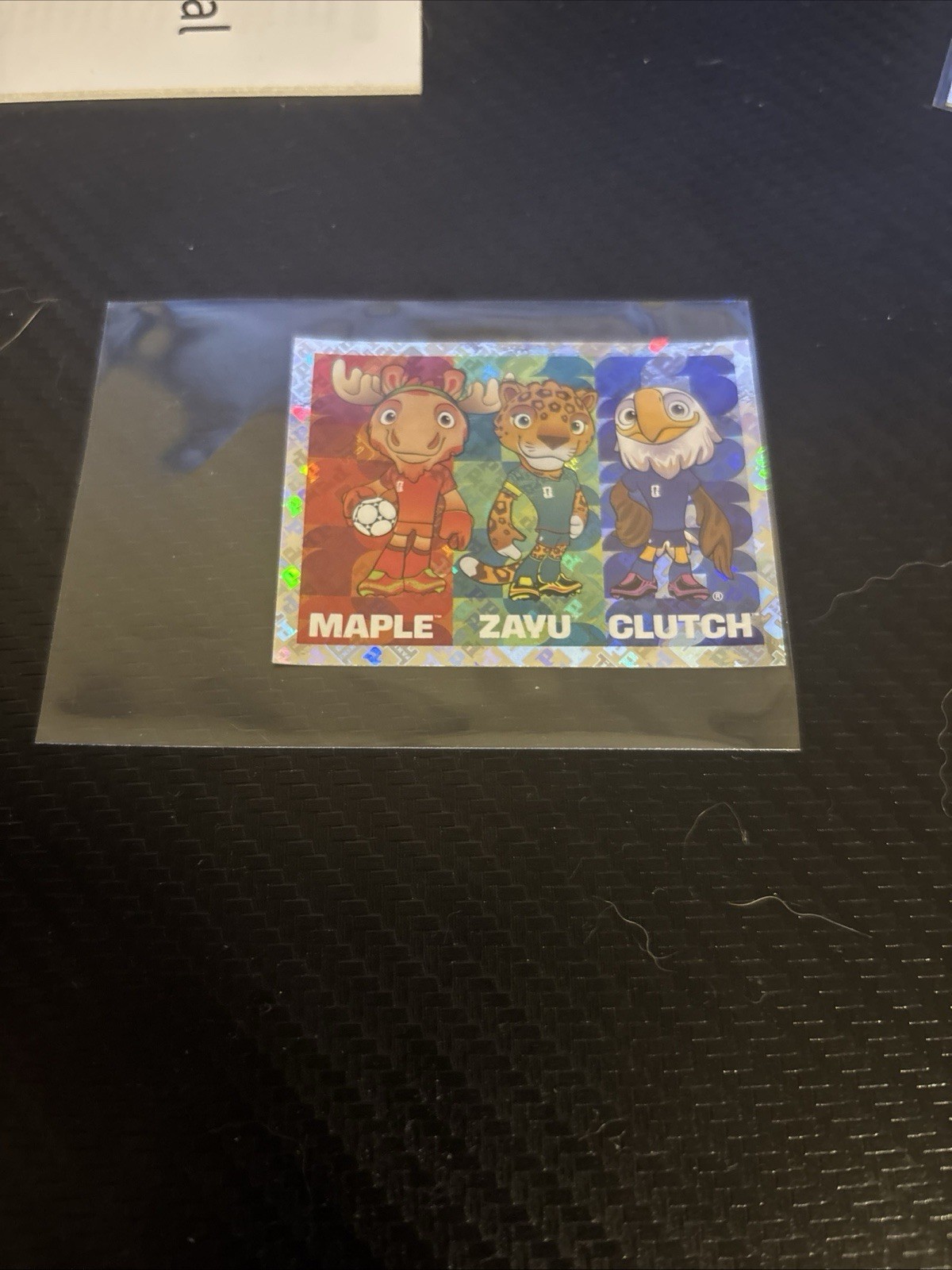 Panini FIFA World Cup 2026 FWC3 Maple Zavu Clutch Mascots Holo Foil Sticker SP💥