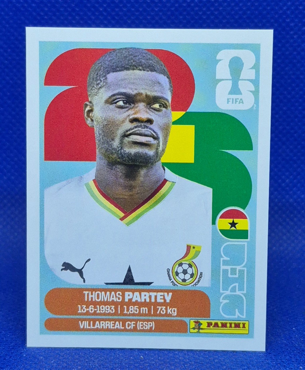 2026 Panini FIFA World Cup Sticker Thomas Partey #GHA 10 – Ghana