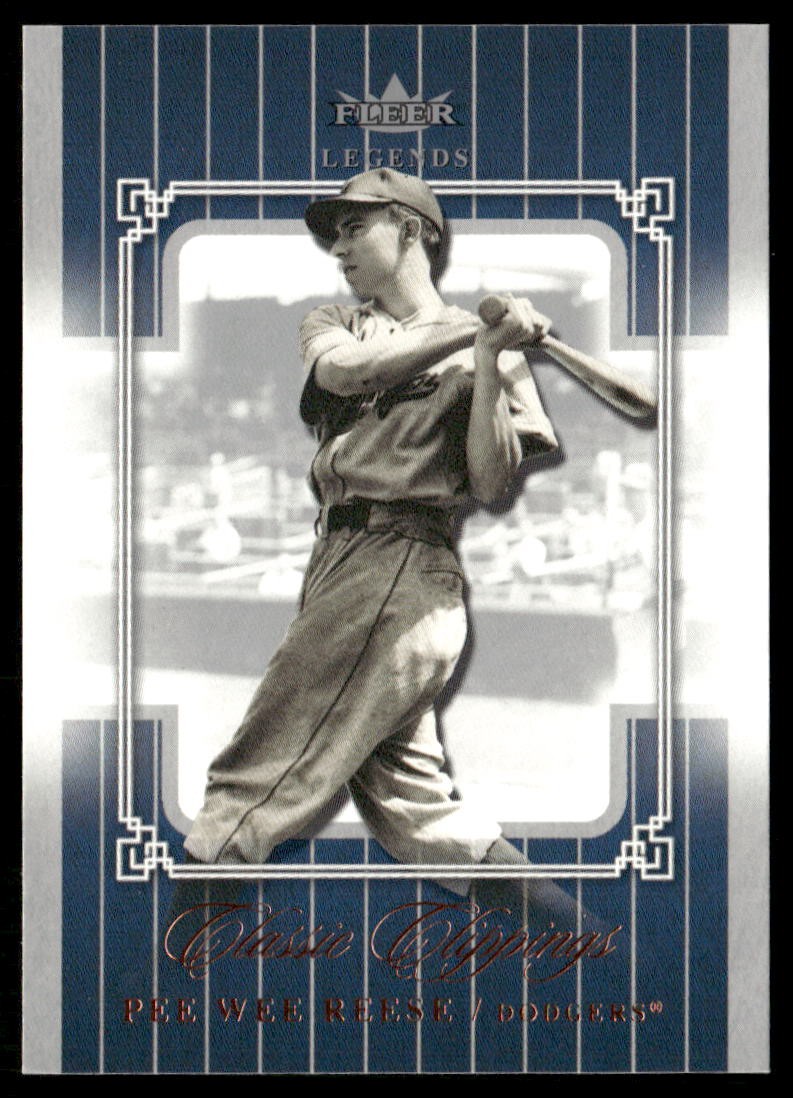 Pee Wee Reese 2005 Fleer Classic Clippings #104 #/999 – Brooklyn Dodgers