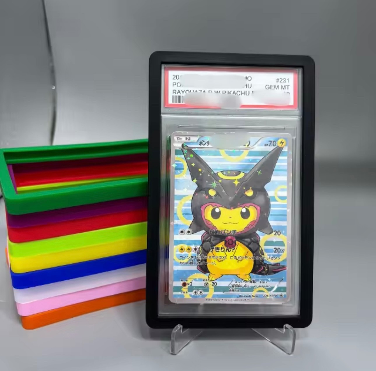 PSA Graded Card Slab Silicone Bumper Pokémon Guard Protector Case | 11 Colors