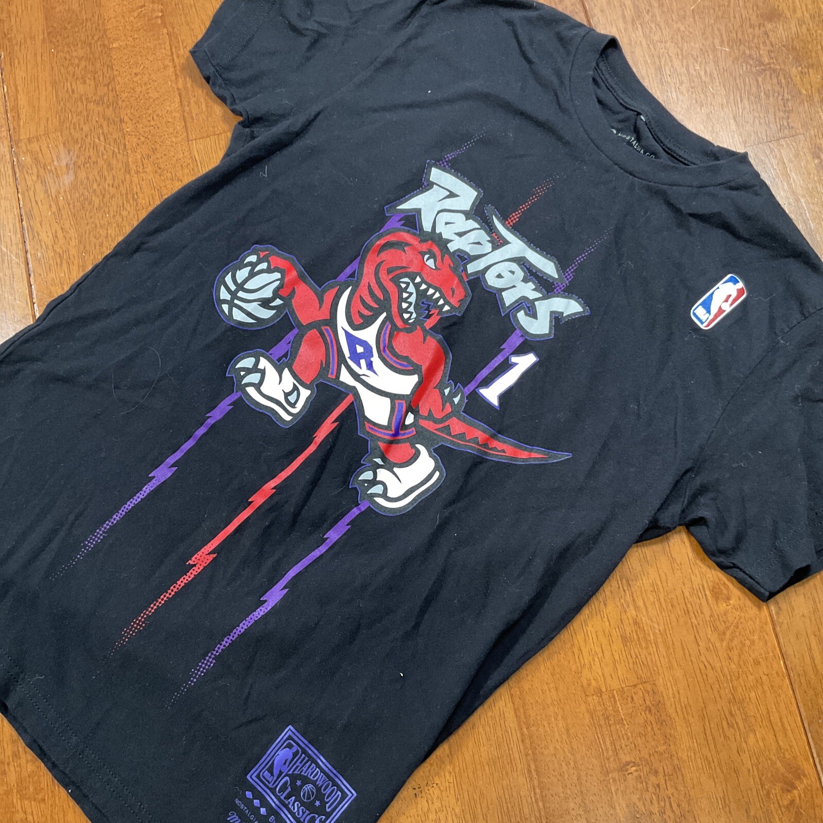 Mitchell & Ness Men’s Small Black Toronto Raptors Tracy McGrady #1 Jersey Shirt