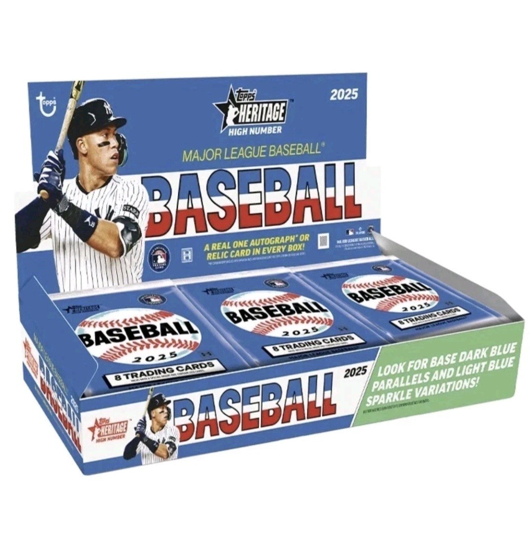 2025 TOPPS HERITAGE HIGH NUMBER BASEBALL COMPLETE BASE SET 501-700 CARDS IN HAND