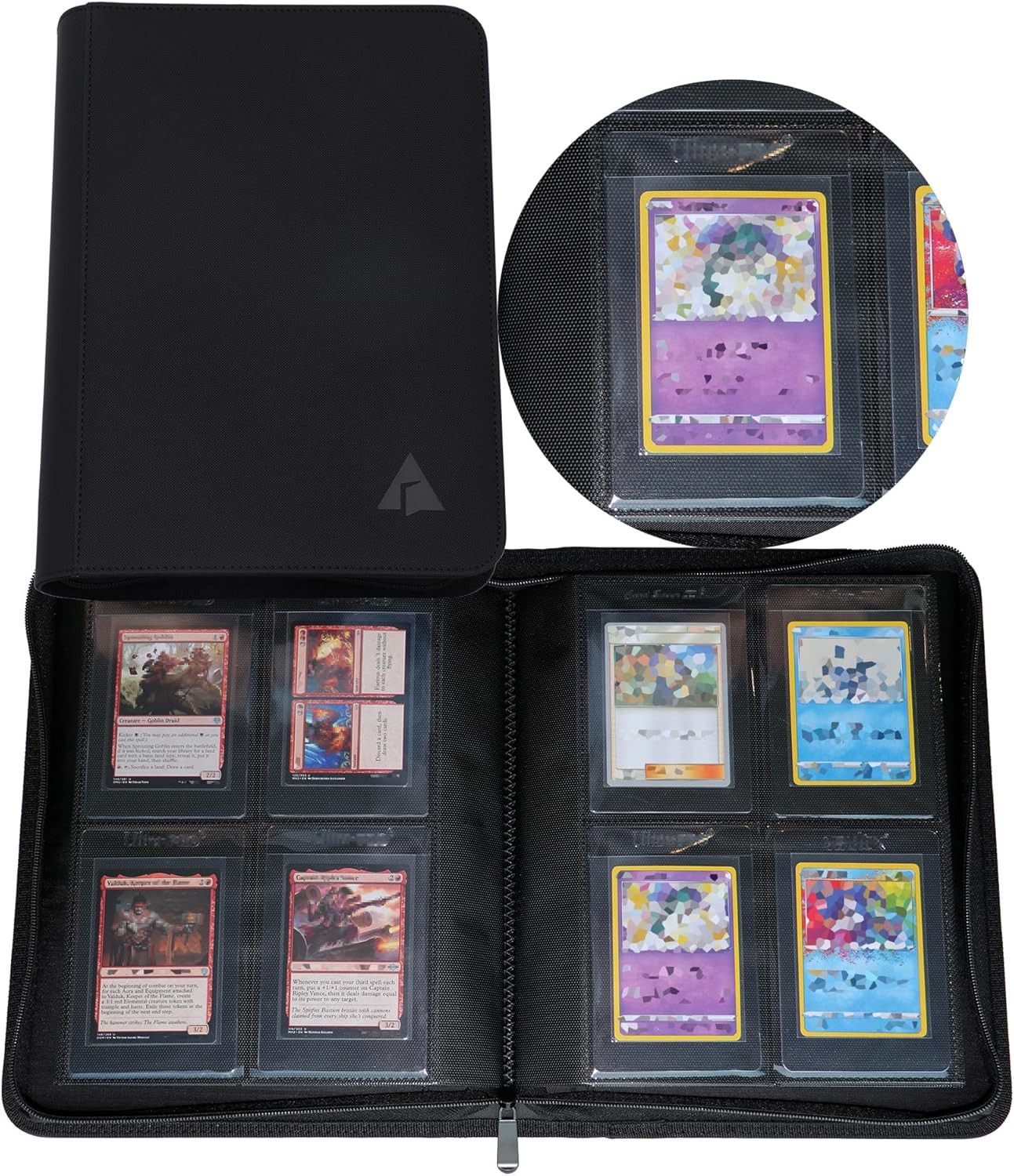 4-Pocket Binder for Semi Rigid Card Holders, Holds 208 Semi Rigid Card Holder, S