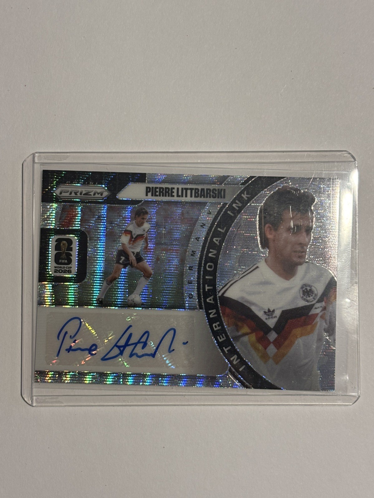 PIERRE LITTBARSKI 2026 Prizm World Cup International Ink Wave Prizm Auto Germany