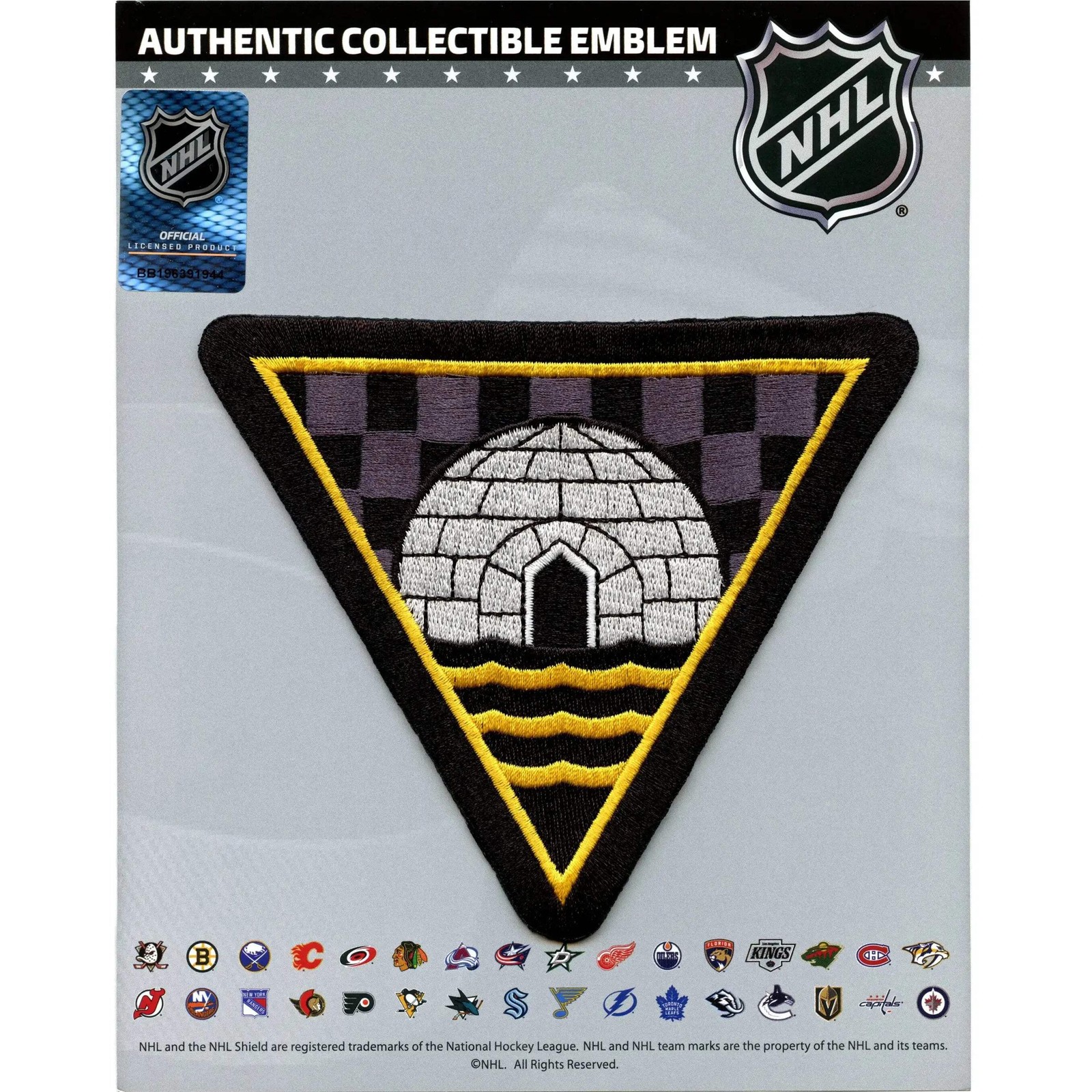 Pittsburgh Penguins Alternate Team Logo Jersey Patch Shoulder (Igloo)
