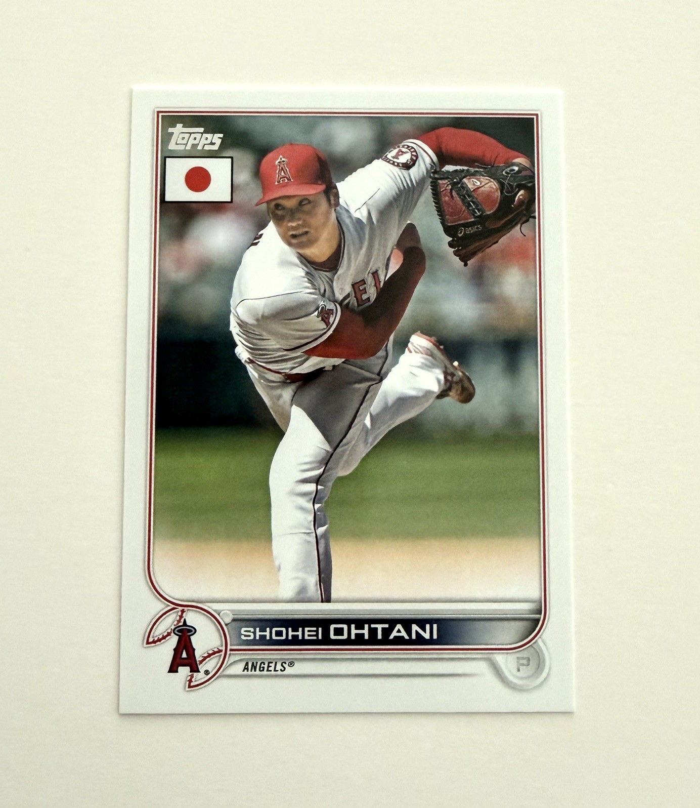 Shohei Ohtani Topps Japan Edition With Flag 2022 Pitching Angels Japanese RARE