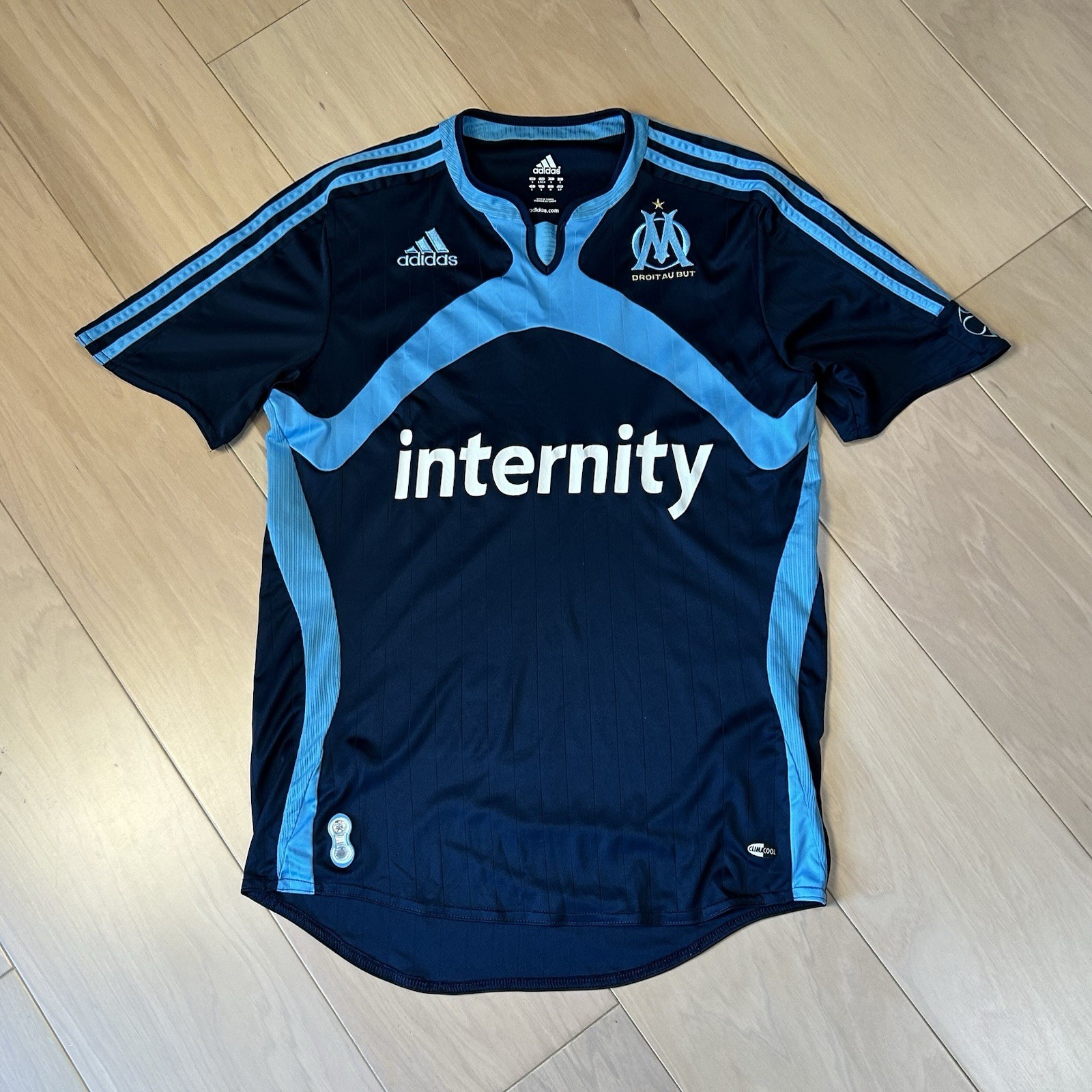 Adidas Olympique de Marseille 3rd Football Shirt 06-07 Soccer Jersey Men’s Small