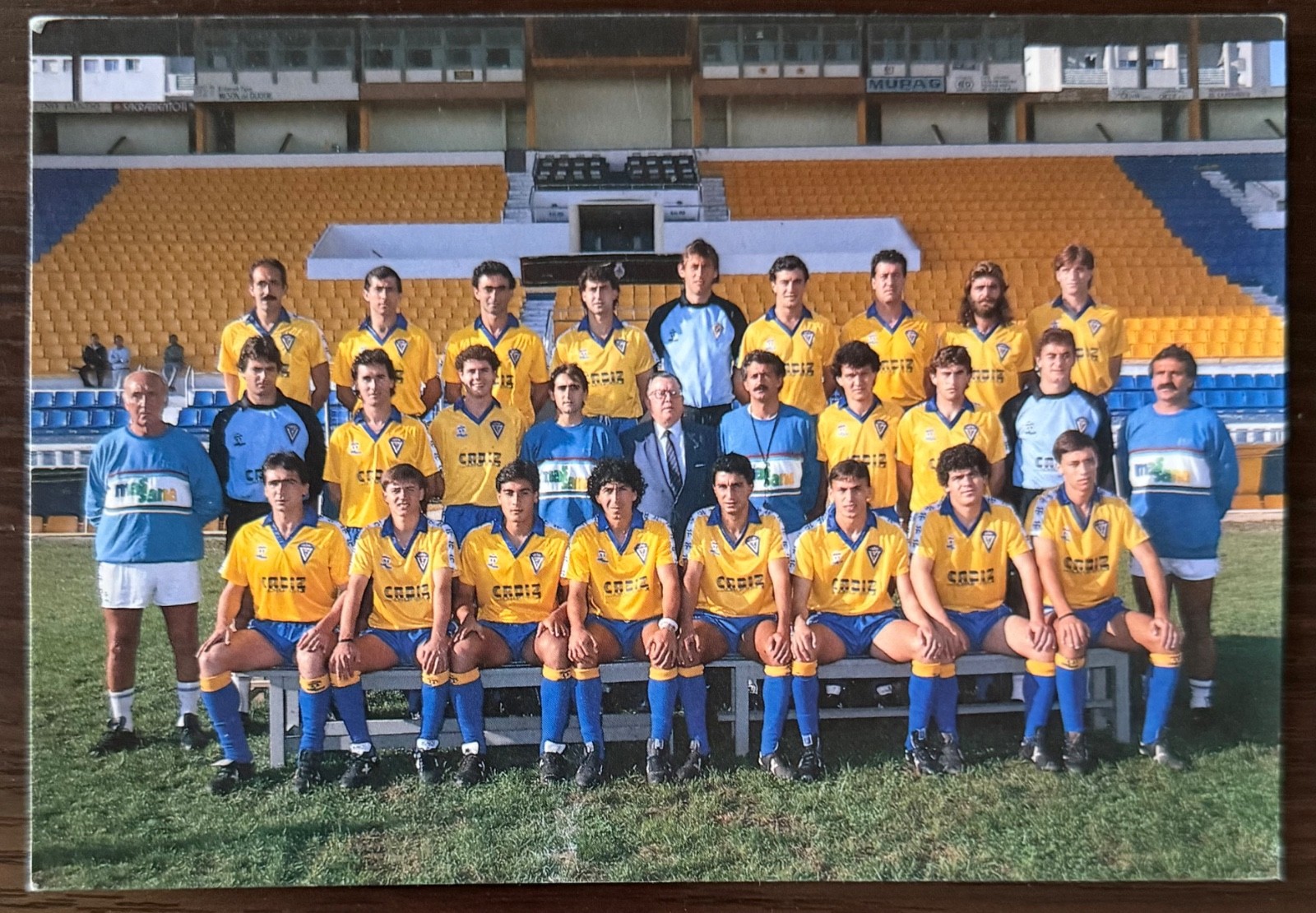 1988/1989 Cadiz Team Postcard Jorge Magico Gonzalez 6×4 Club Card