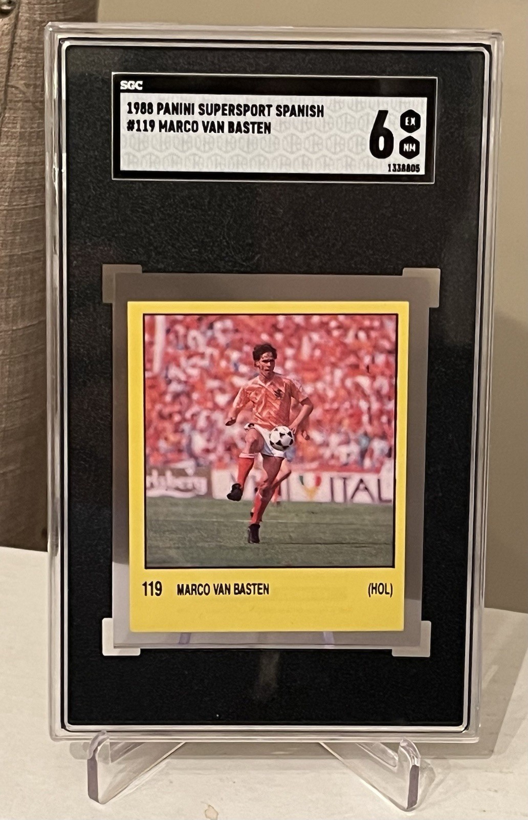 PANINI SUPERSPORT 1988 #119 MARCO VAN BASTEN NEDERLANDS