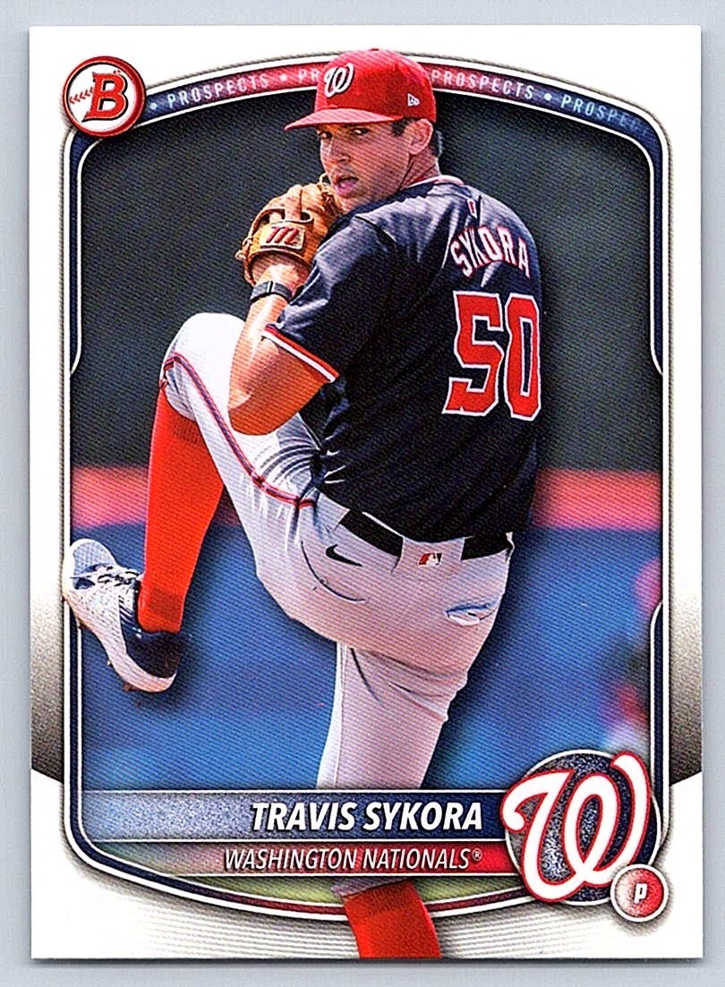 TRAVIS SYKORA NATIONALS 2025 BOWMAN DRAFT #BD-137