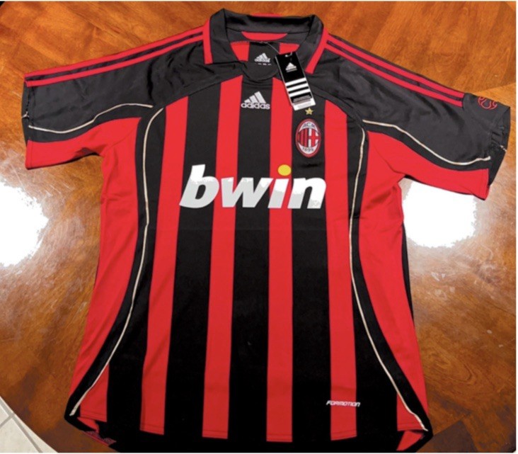 Retro 06-07 AC Milan Kaka Jersey Size XL