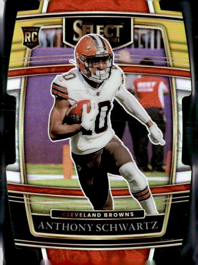 2021 Select Black Gold Die-Cut Prizm RC (F) #70 Anthony Schwartz