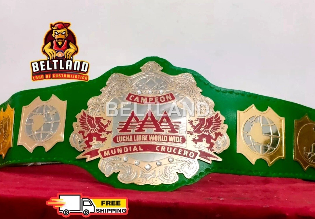 AAA World Cruiserweight Championship Campeonato Mundial Crucero AAA Replica Zinc