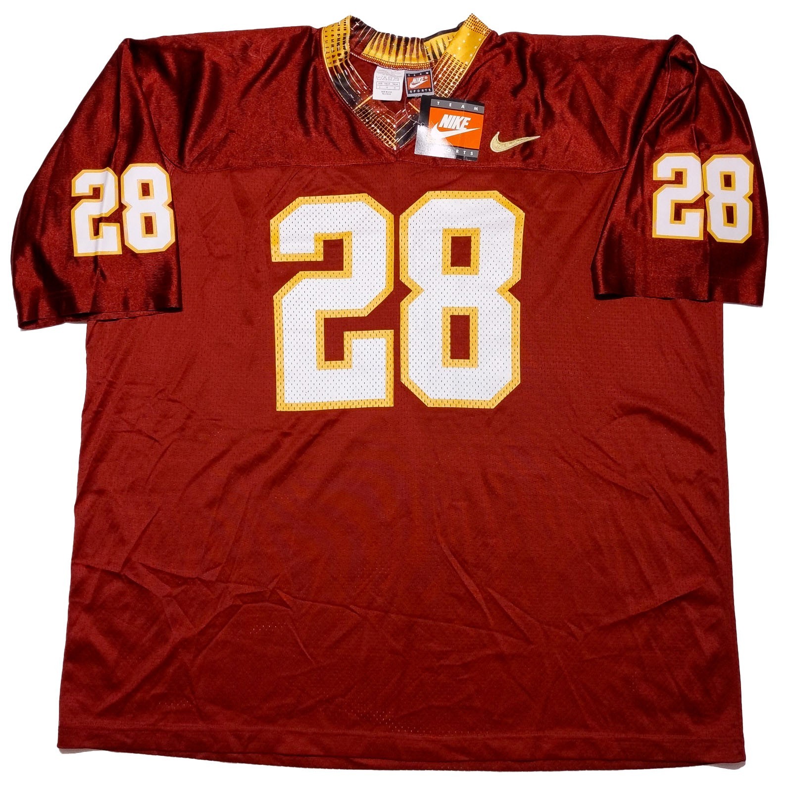 VTG NIKE Florida State Seminoles FSU Jersey Warrick Dunn 1990s Made USA ~ New