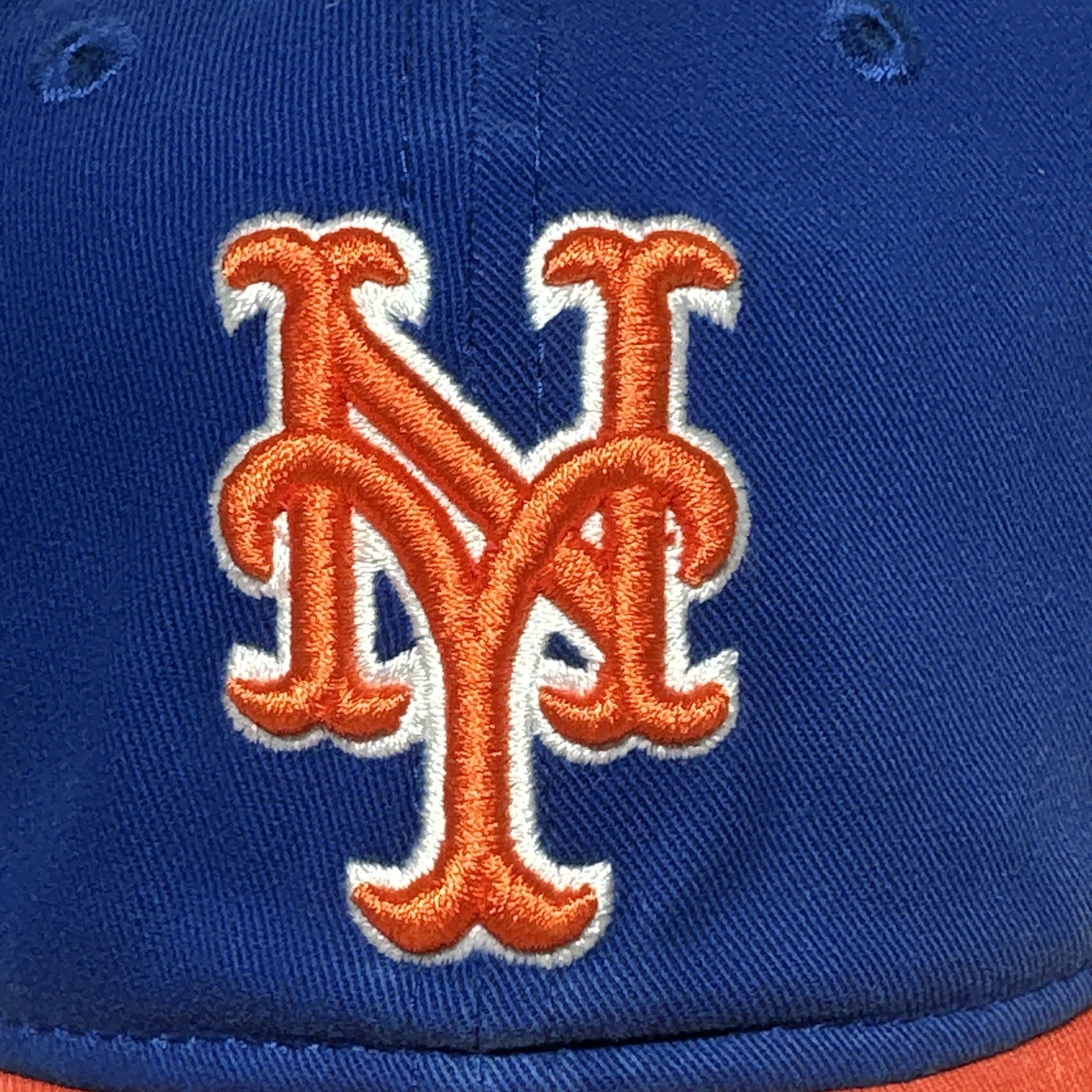 New York Mets New Era Two-Tone 9TWENTY Royal/Orange Hat Adjustable NWT