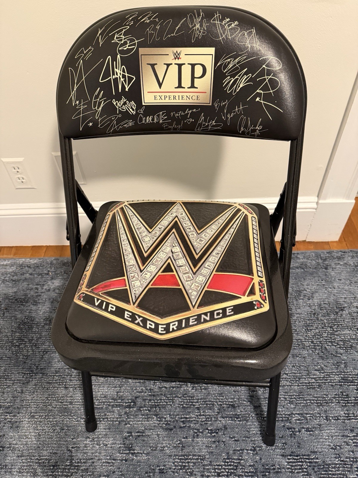 WWE Set Of 2 VIP Experience Ringside Folding Chair-Rare Collector Item
