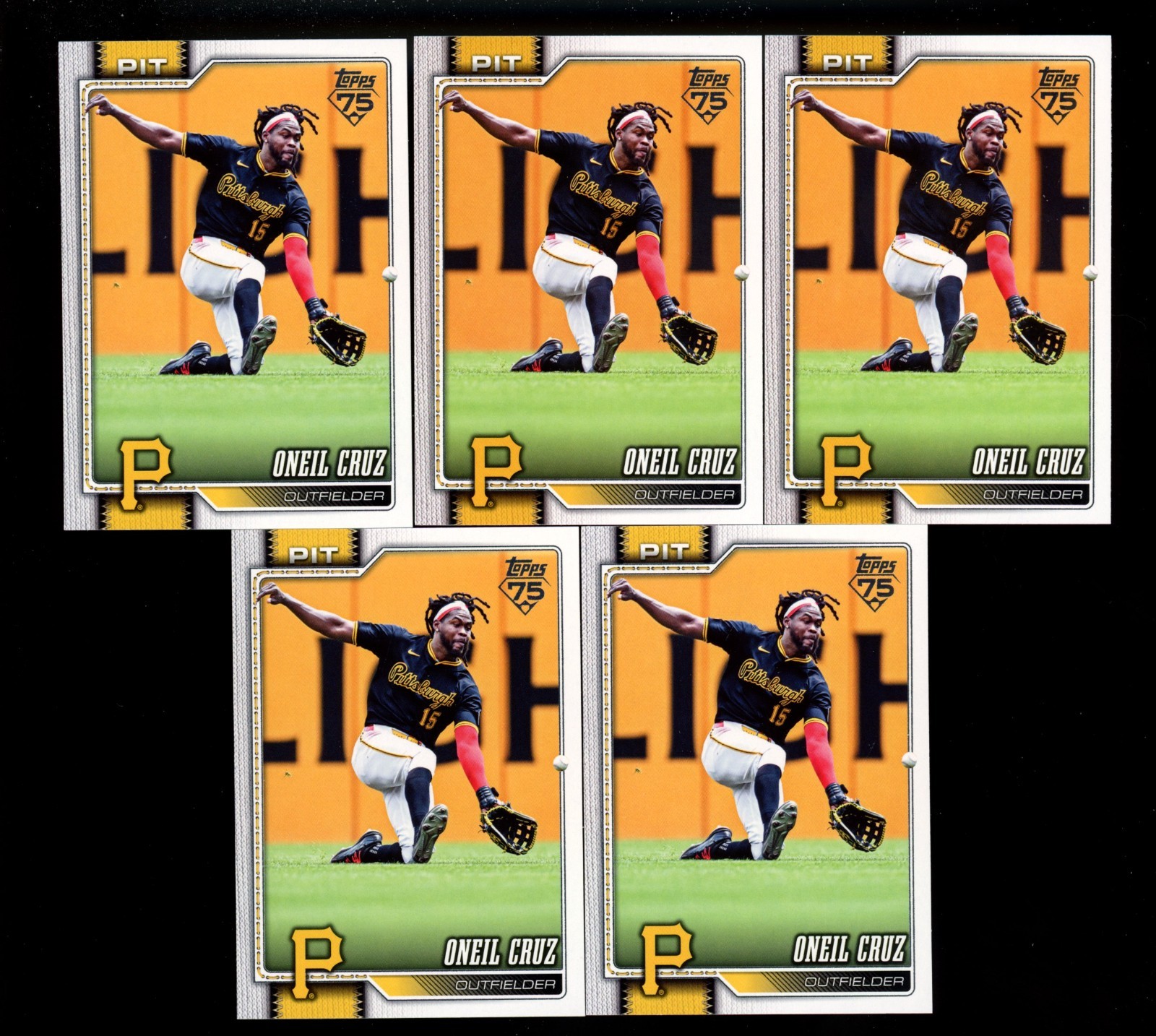(15) 2026 Topps Series 1 Oneil Cruz Pittsburgh Pirates LOT 15 Cards #246
