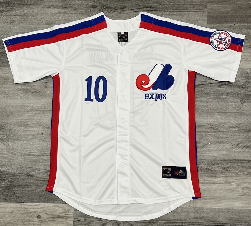 Andre Dawson 1982 Montreal Expos Cooperstown Home Jersey Mens Size Large