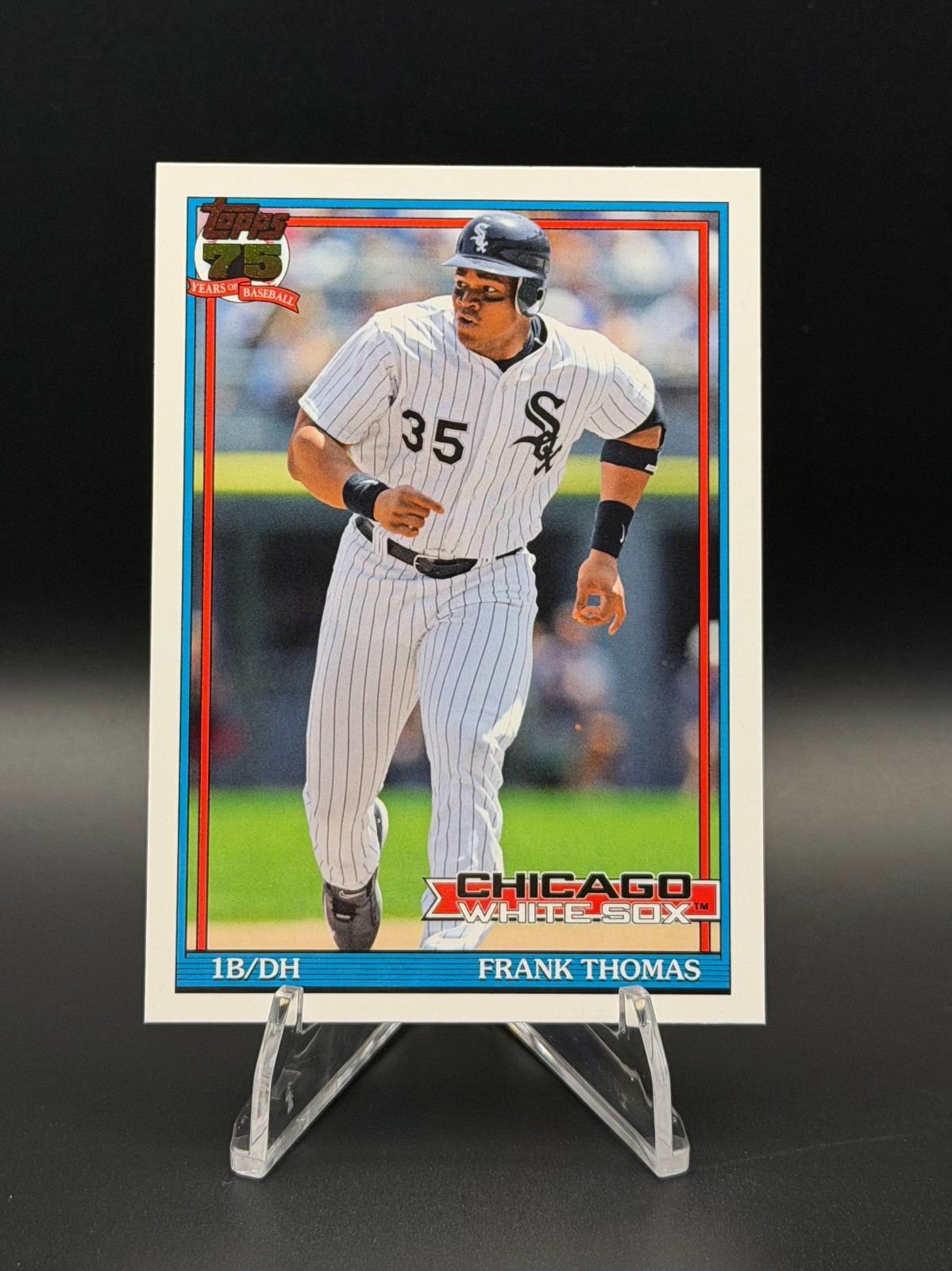 2026 Topps Series 1 Frank Thomas 1991 75th Anniversary SP #T91-31 White Sox