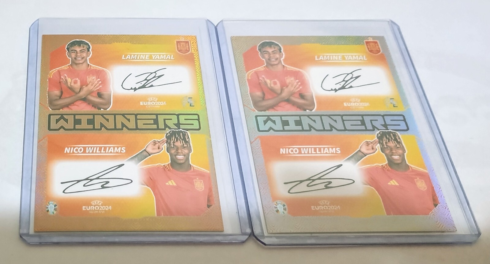 UEFAEURO 2024 Spain Gold & Silver Dual Edition Lamine Yamal (Printed signature)⭐
