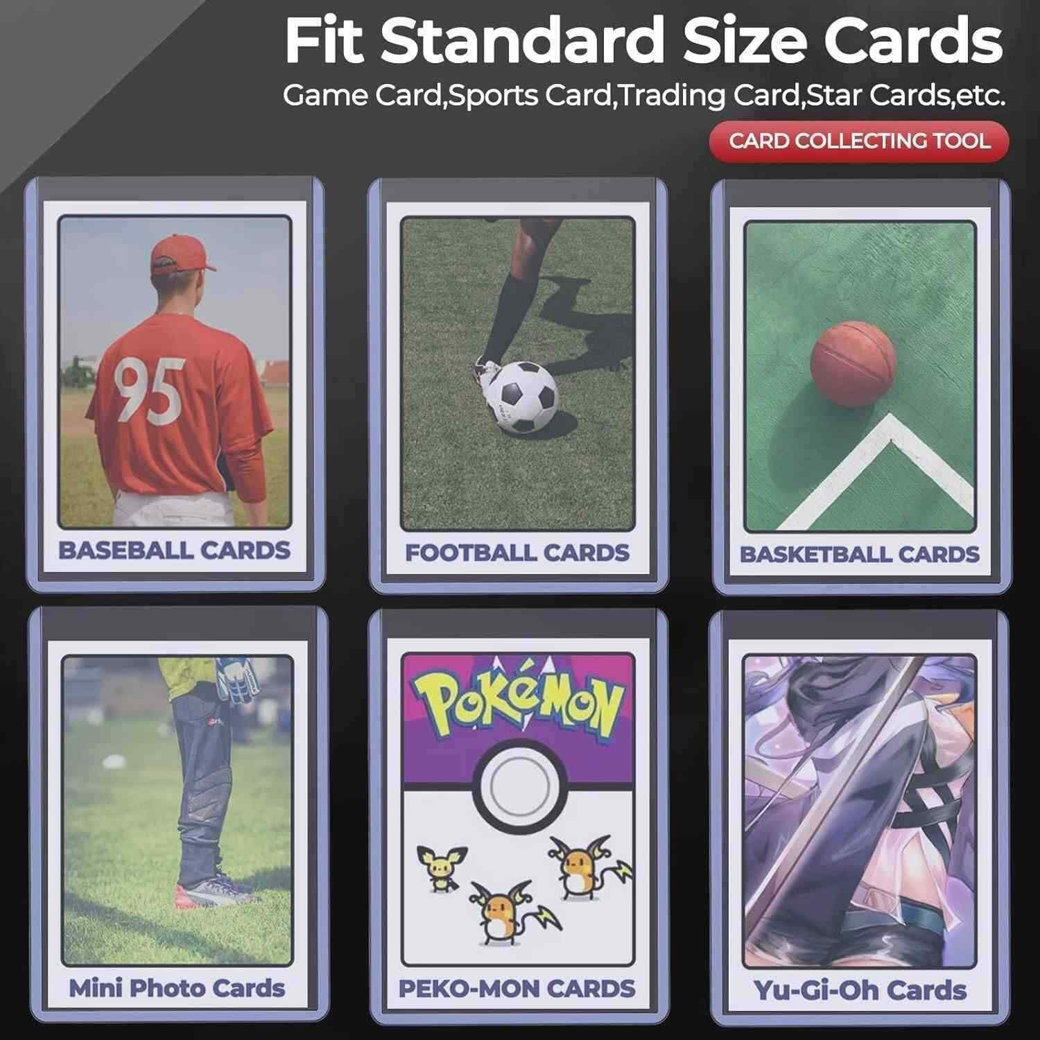 1000CT Standard 3″x4″ Toploaders For 35pt Sports Trading Cards Holder 40*25Pack