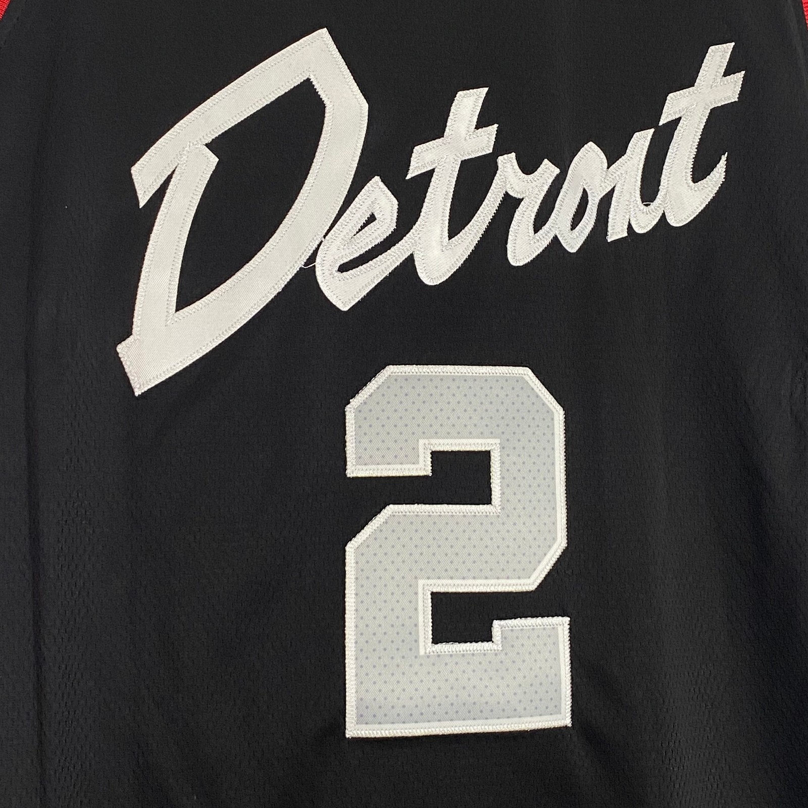 Cade Cunningham #2 Embroidered Jersey, Black, S/M/L/XL/XXL