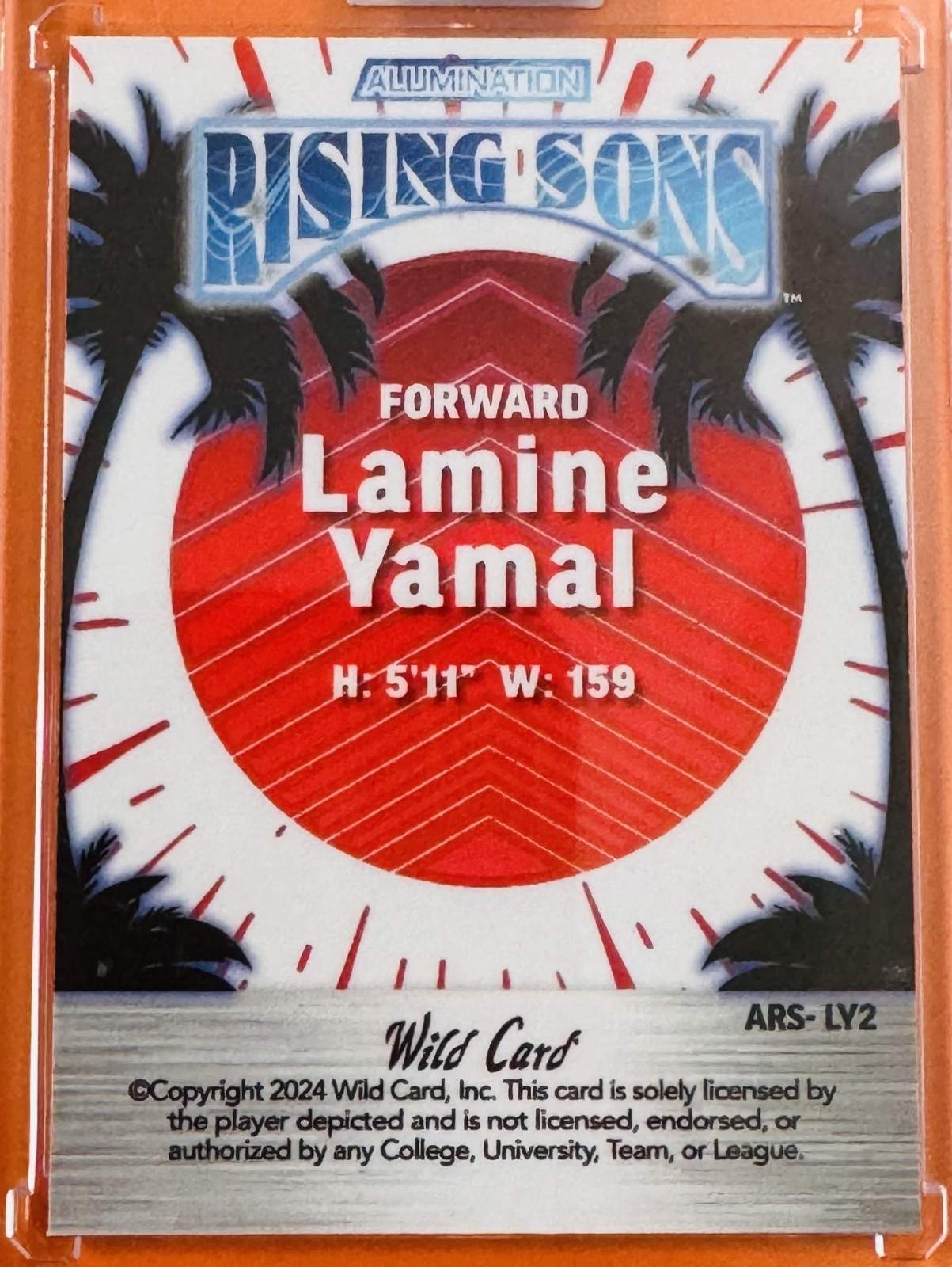 Spain World Cup Lamine Yamal /15 Rising Son Alumination Rookie RC