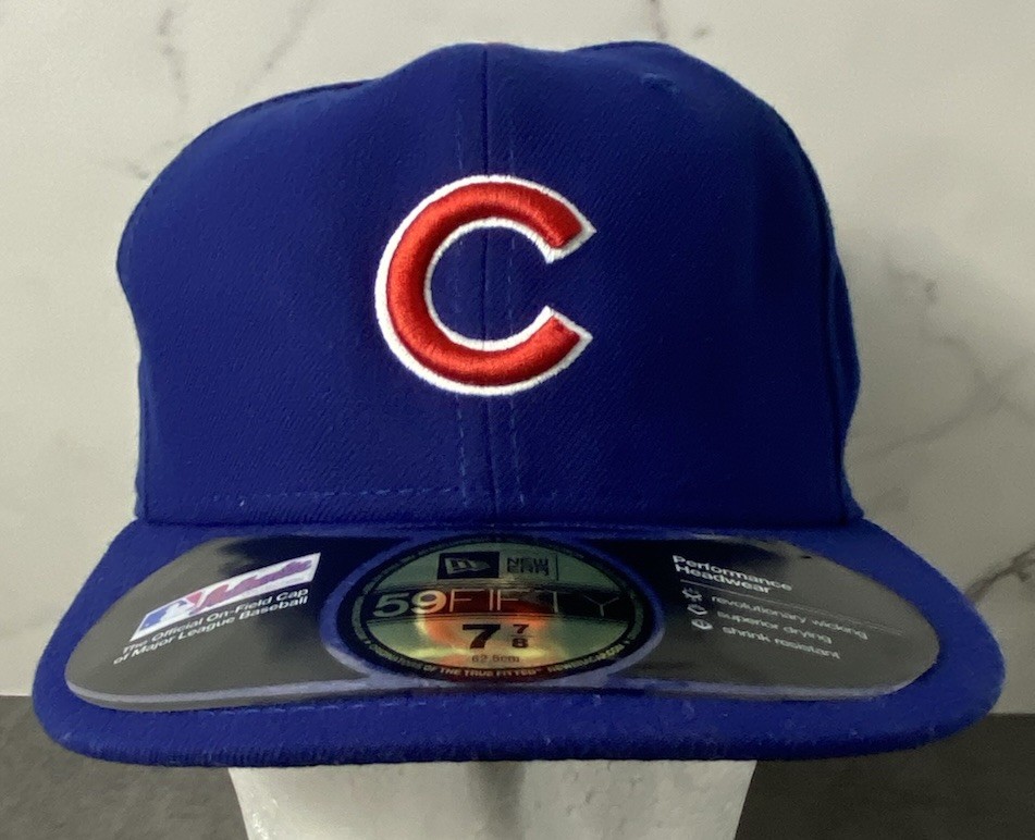 Chicago Cubs New Era 59Fifty Authentic Collection Fitted Hat Cap 7 7/8 MLB NWT