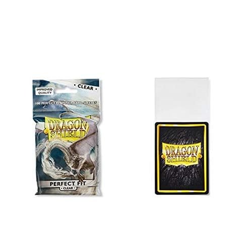 2 Packs Inner Sleeve Clear Standard Size 100 ct Card Sleeves Individual Pack