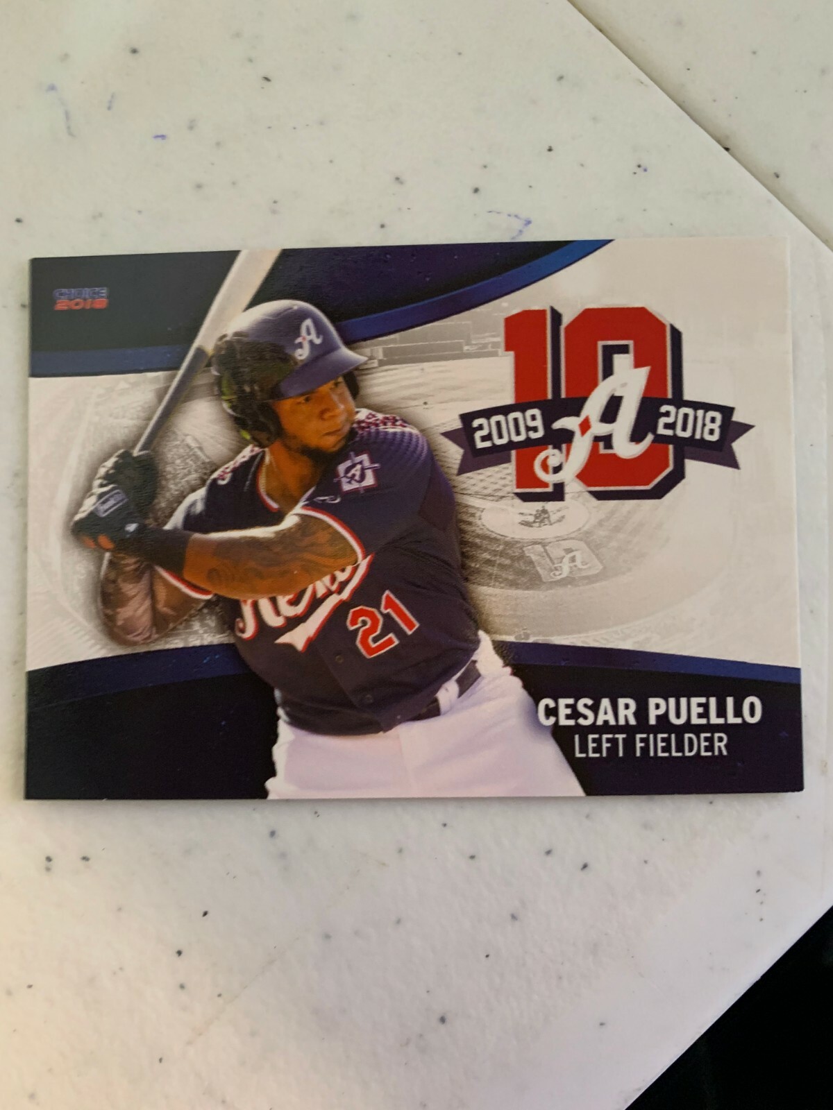 Cesar Puello 2018 Reno Aces Team Card