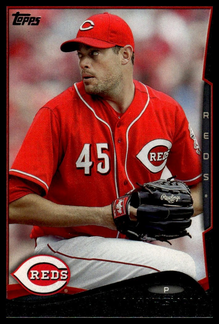 2014 Topps #445 Sean Marshall Black #/63