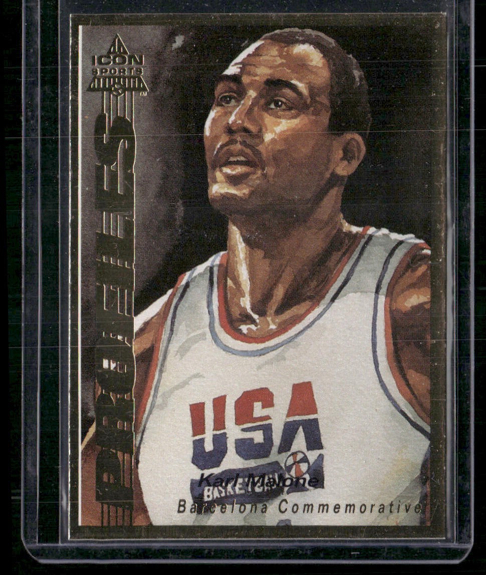 Karl Malone 1992-93 Icon Sports Barcelona Commemorative Gold #6