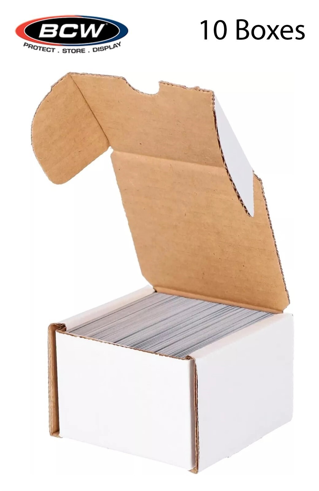 10 BCW 200 Ct Cardboard Card Boxes Sports / Game Deck Storage Coin Slab Shipping