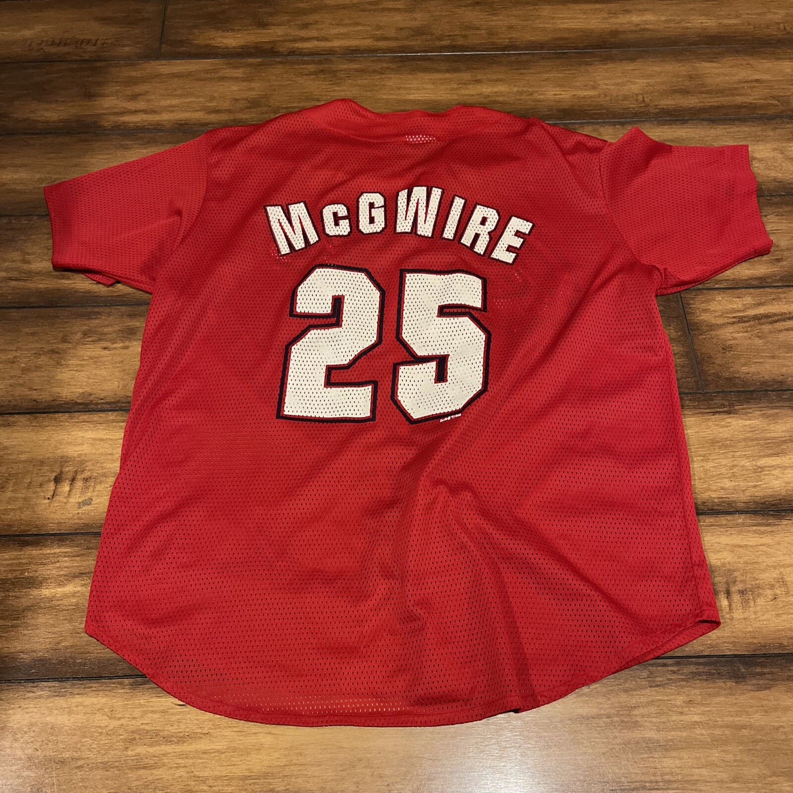 Vintage Cardinals Mark McGwire Jersey Mens Large MLB True Fan Sportswear 90s