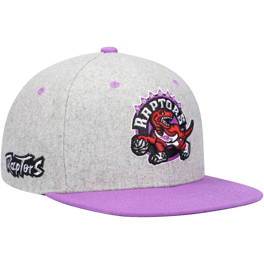 Mitchell & Ness Toronto Raptors Melton HC Men’s Snapback Adjustable Hat Cap NEW