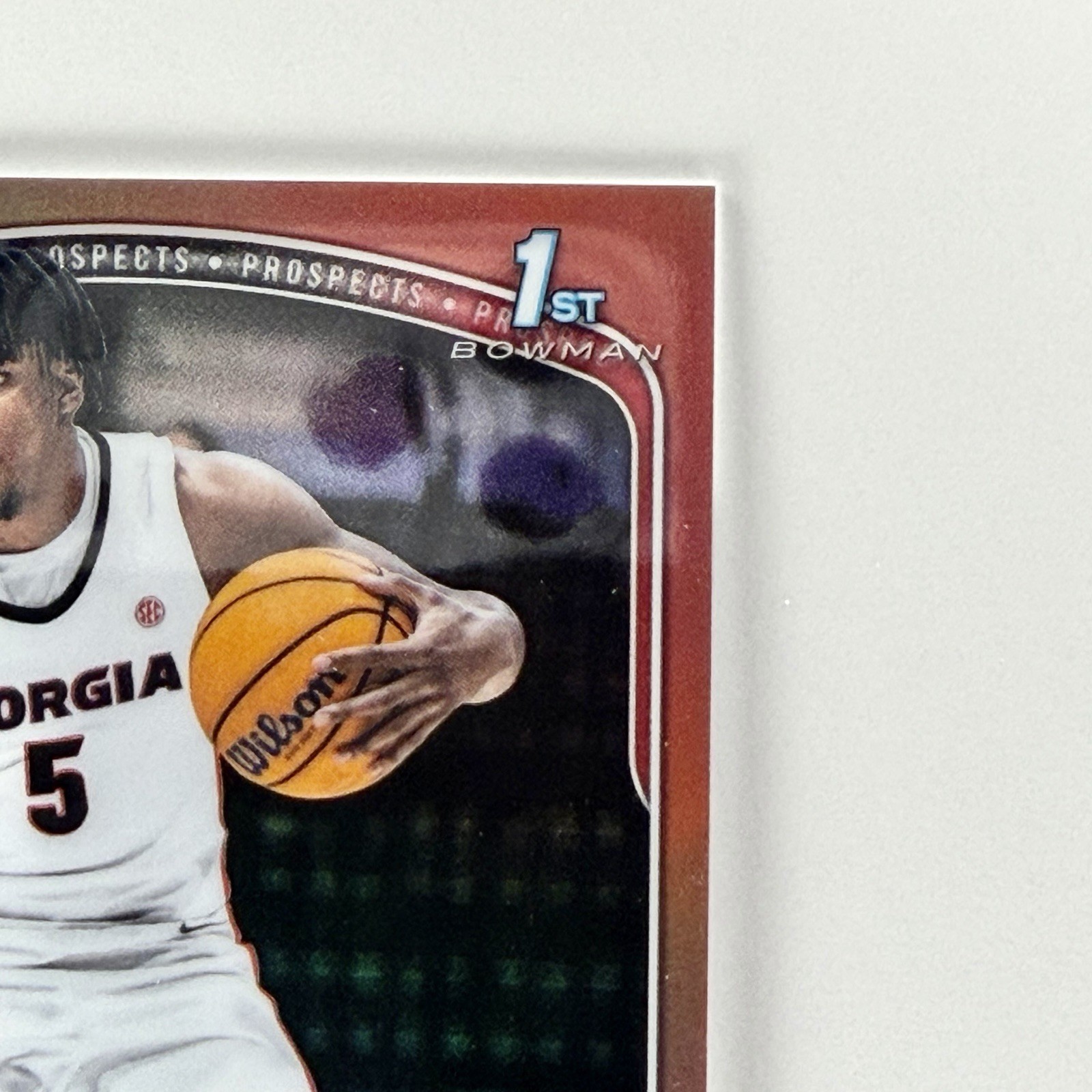 2025-26 Bowman Basketball – Jerimiah Wilkinson 1st – ROSE GOLD – /15 – #BCP-70