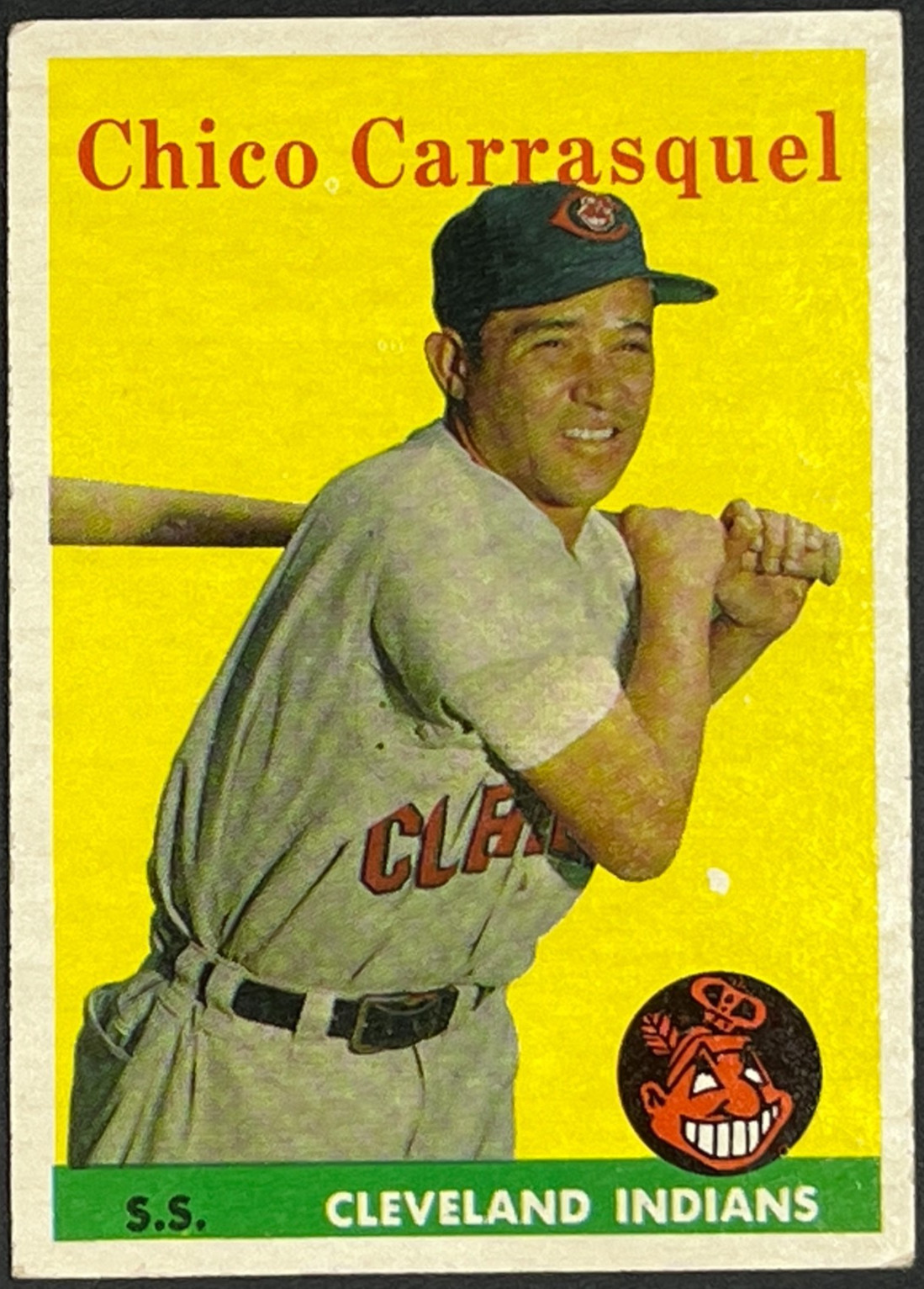 1958 Topps baseball – Chico Carrasquel # 55 VG/EX