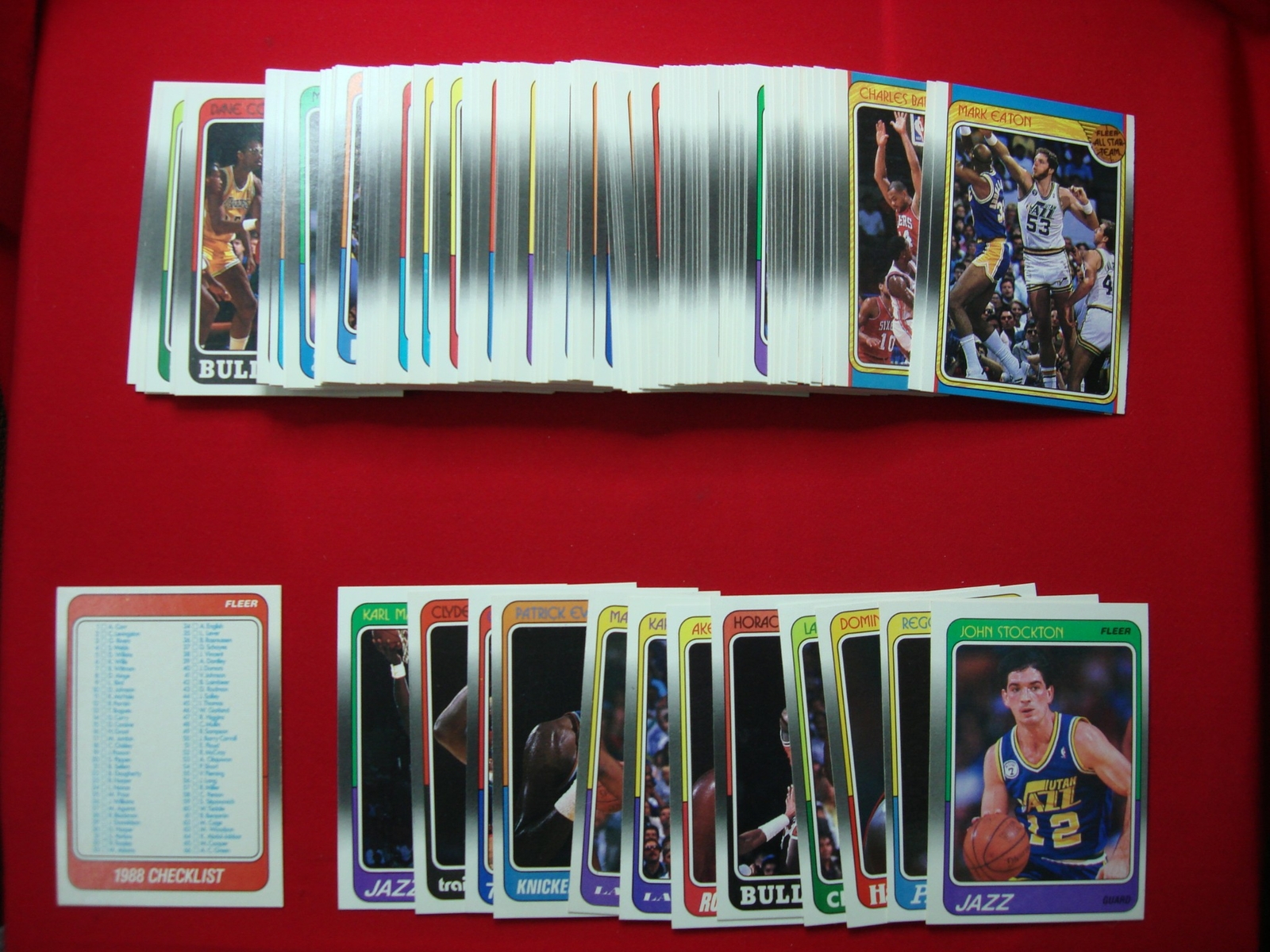 1988-89 FLEER BASKETBALL SET EXTRA CLEAN SET!!!