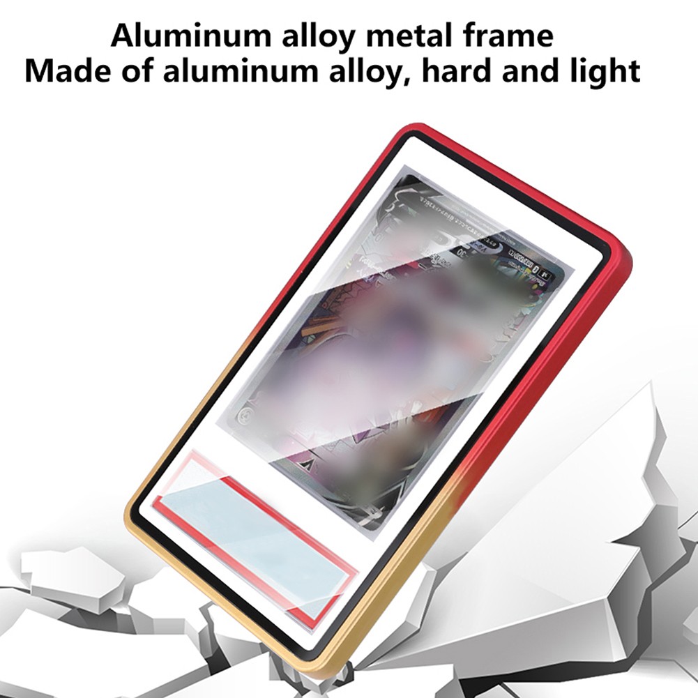 Magnetic Slab Case Protector For PSA Graded Cards Stackable Metal Bumper