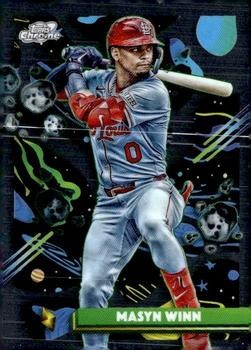 Masyn Winn 2025 Topps Chrome Cosmic #119 St. Louis Cardinals