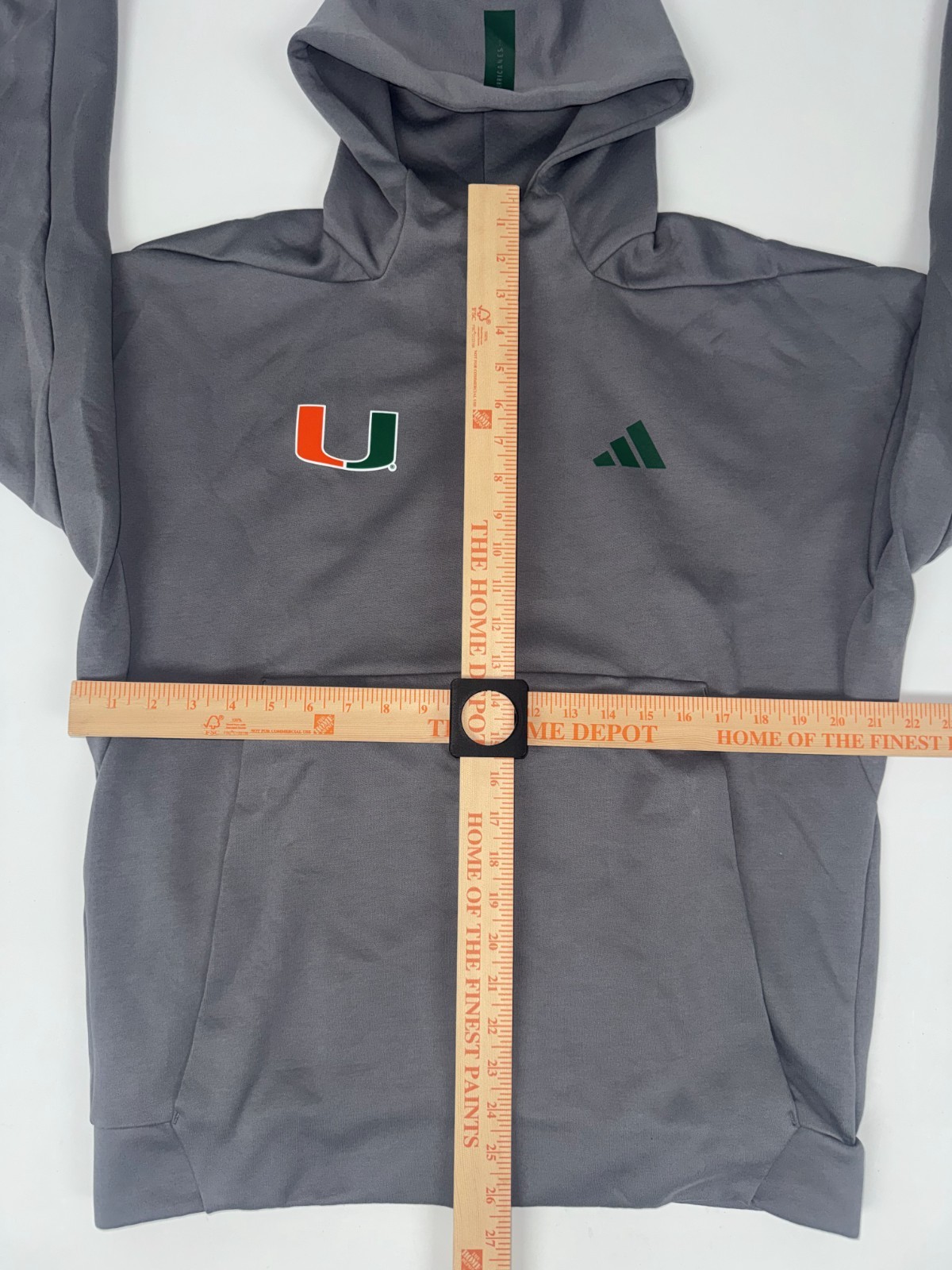 Adidas Miami Hurricanes CFP Team Issued Jacket Men Gray Football Texas A&M Game