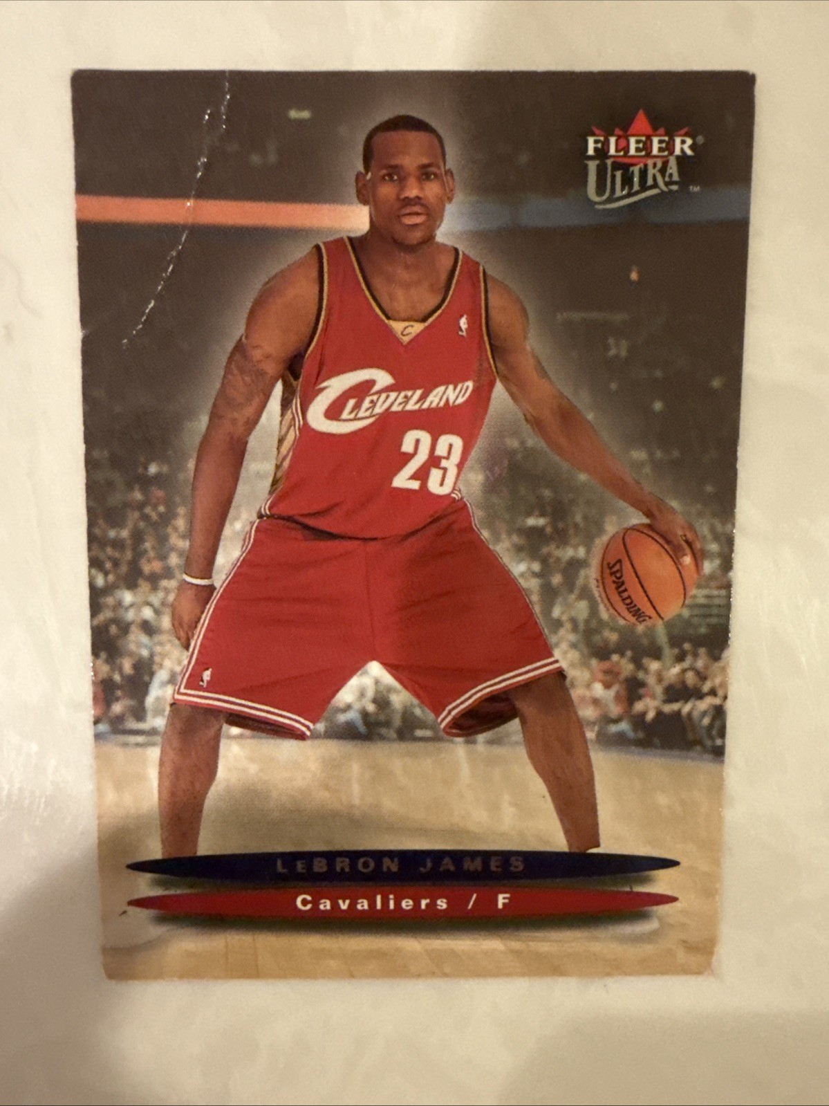 LEBRON JAMES 2003-04 FLEER ULTRA ROOKIE BASKETBALL #171 CAVALIERS