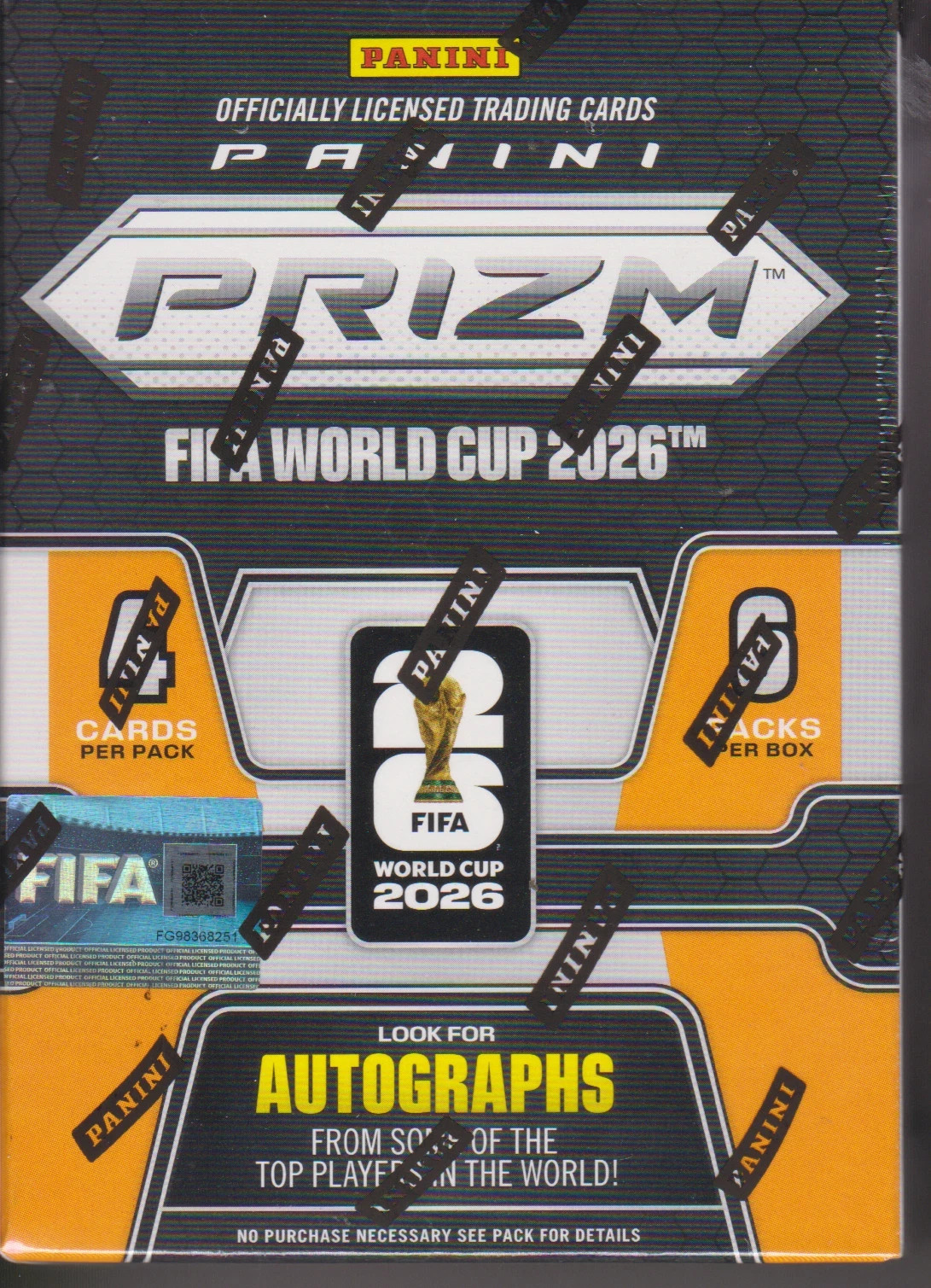 2026 Panini Prizm FIFA World Cup Soccer Blaster Box New Sealed