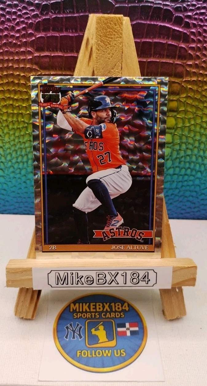 JOSE ALTUVE 2026 Topps Series 1 SILVER CRACKLE FOIL #T91-7 Houston Astros