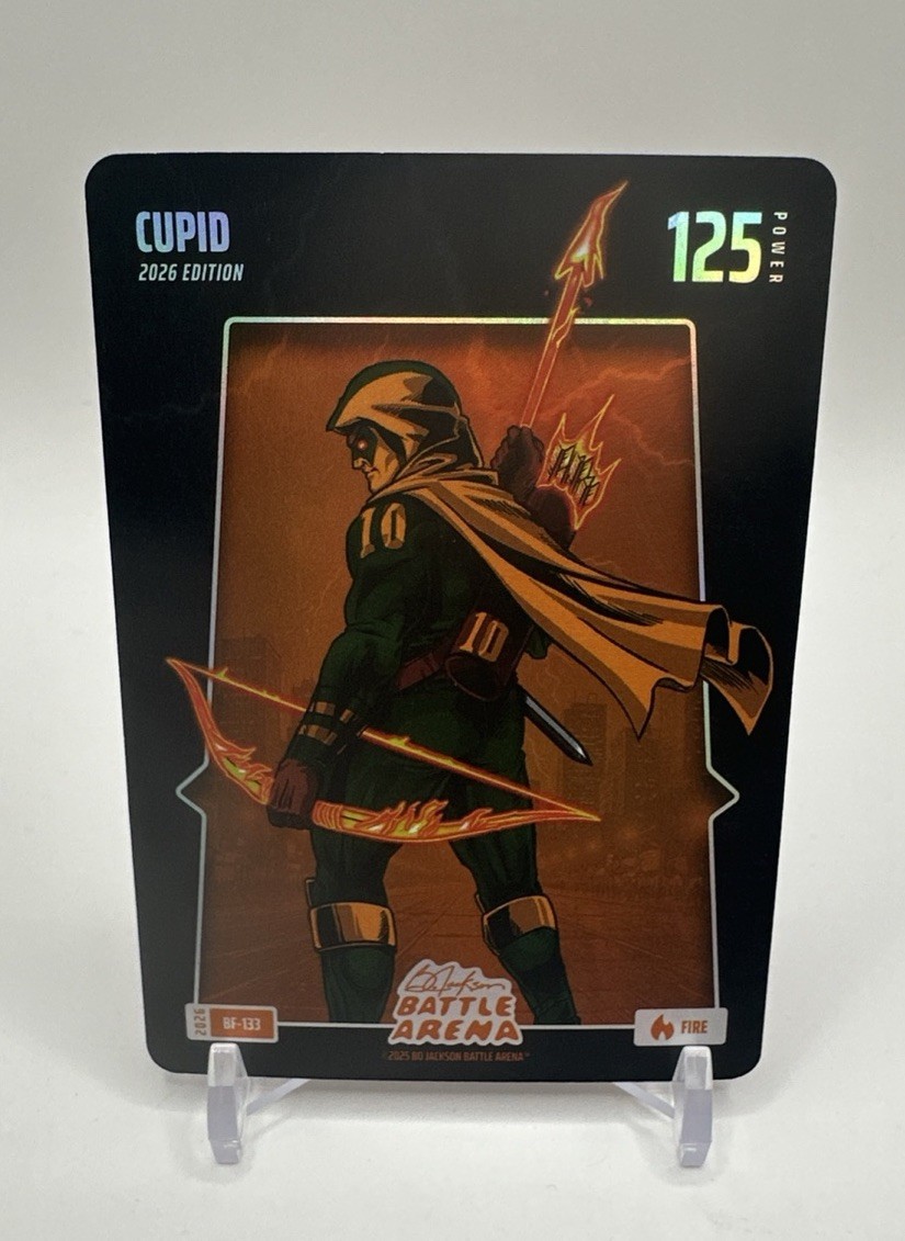 2026 Bo Jackson Battle Arena Cupid Jordan Love BF-133 Fire Battlefoil