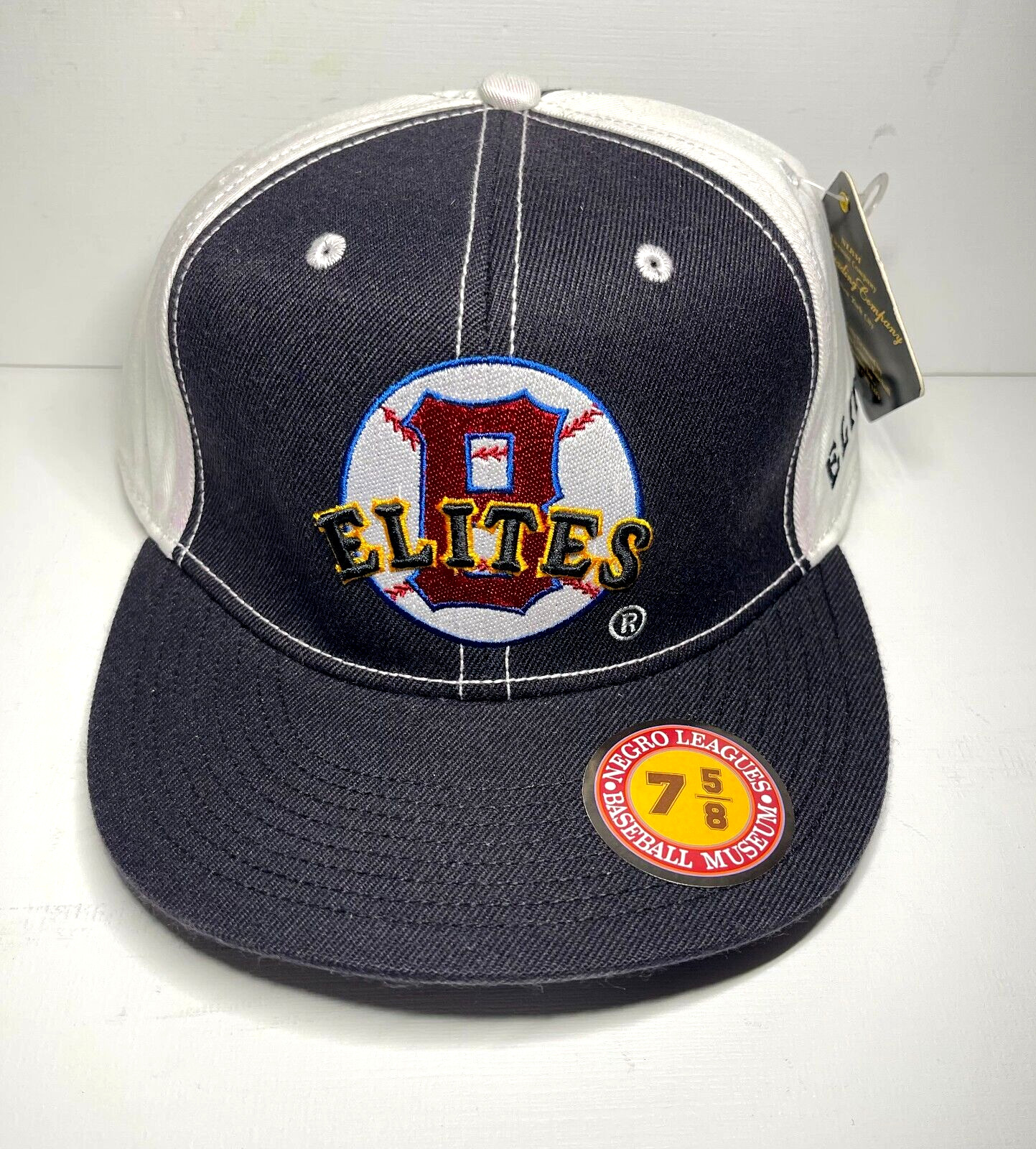 Baltimore Elites Giants Negro League Museum Fitted Baseball Cap – NEW Size 7 5/8