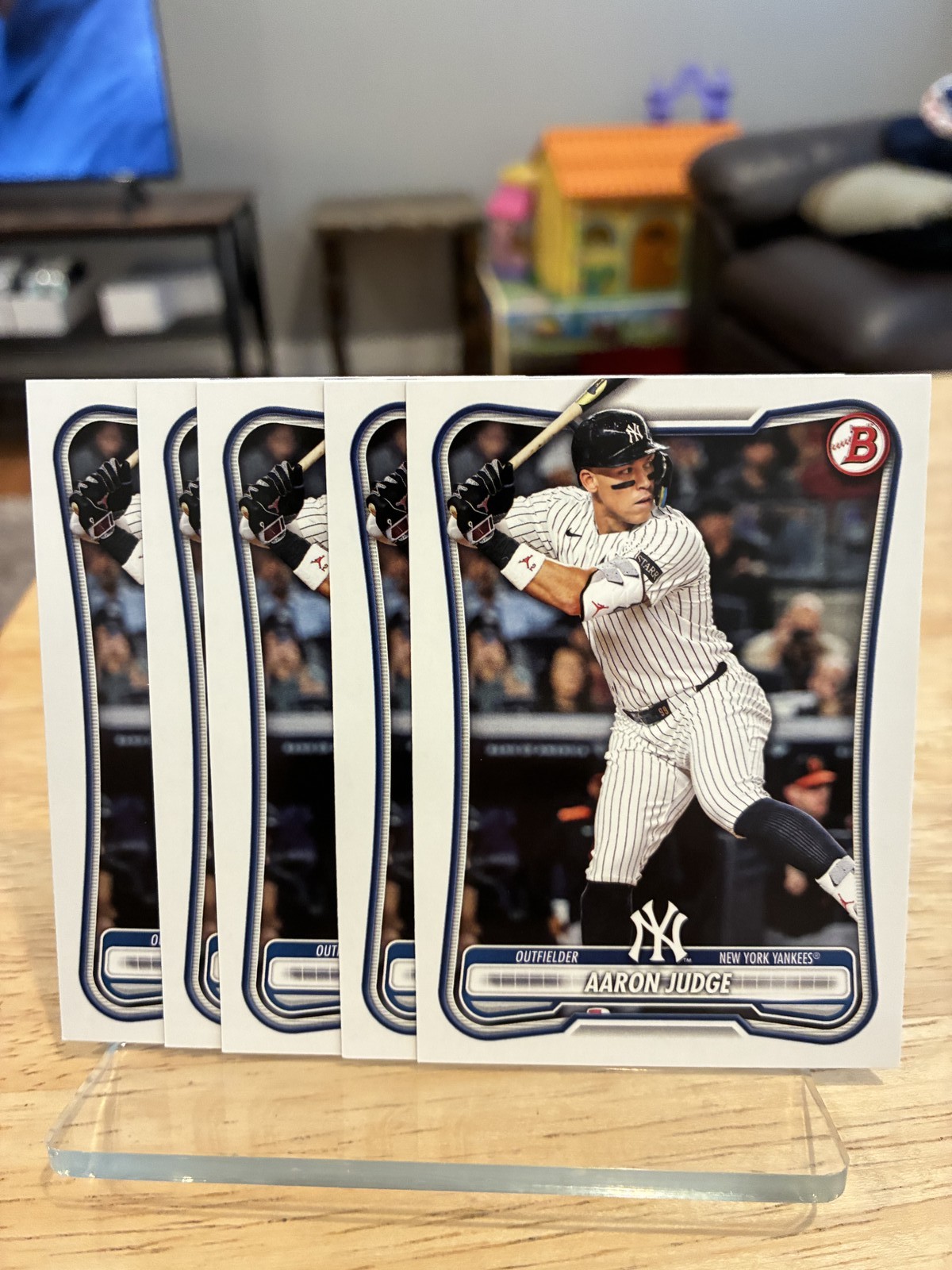 2026 Bowman Baseball Aaron Judge 5-Card Lot #1 Yankees