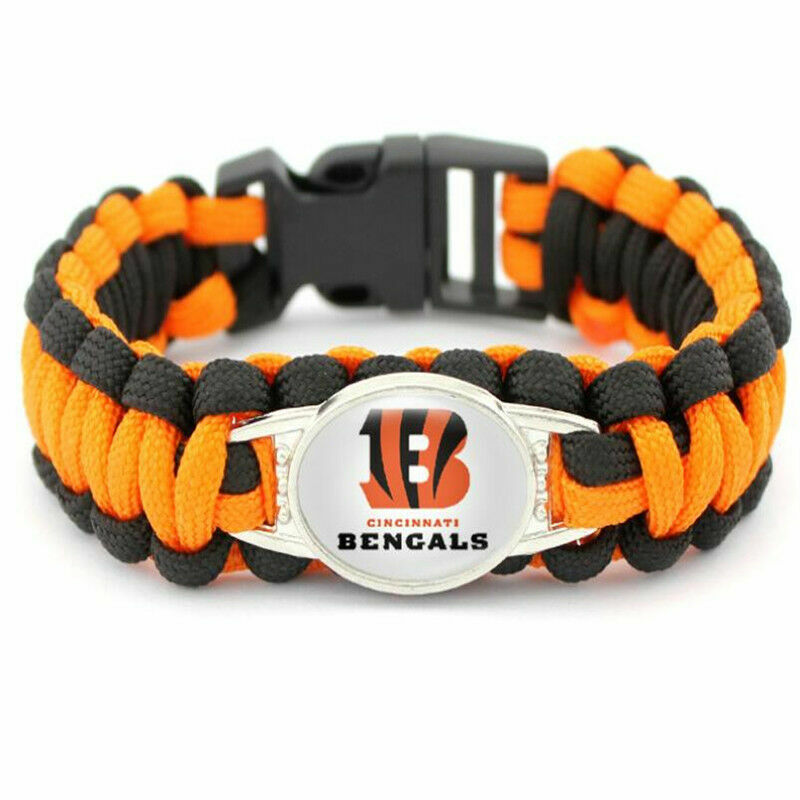 Cincinnati Bengals NFL Paracord Bracelet NEW